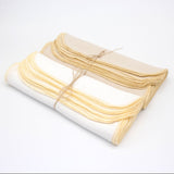 Lemon Yellow Paperless Towels - bright white or natural birdseye reusable paper towel alternative
