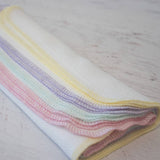 Spring Mix "unpaper" paperless towels in bright white or natural birdseye - reusable paper towel alternative