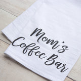 Mom's Coffee Bar - premium tea towel