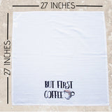 Set of two Easter Premium Tea Towel - He is Risen and Be Still & Know, spring decor, easter gift for mom