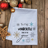 The Most Wonderful Time of the Year Tea Towel