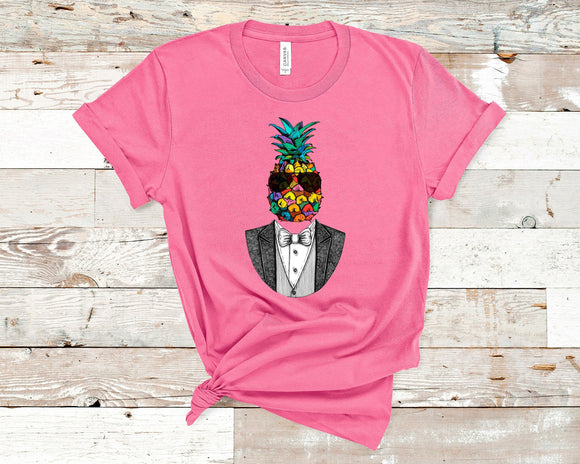 Pineapple Head Graphic T-Shirt