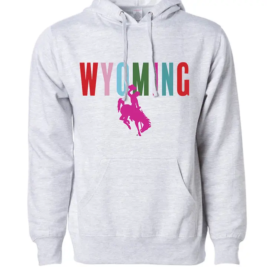 Bright Wyoming Sweatshirt or Hoodie – Cozy Western Pride Apparel