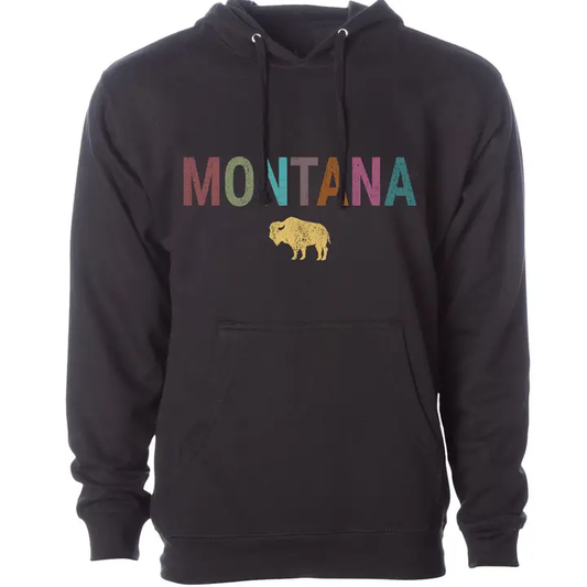 Distressed Montana Graphic Sweatshirt – Cozy & Rustic Style