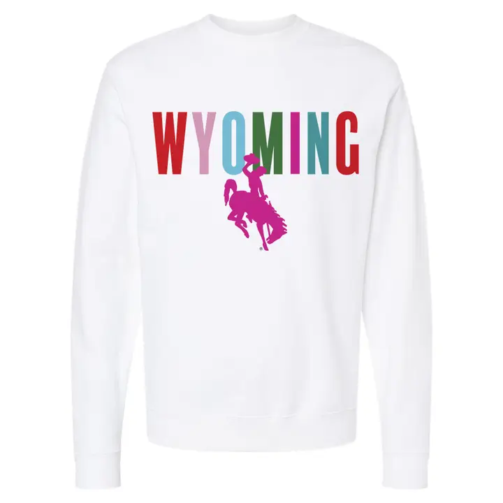 Bright Wyoming Sweatshirt or Hoodie – Cozy Western Pride Apparel