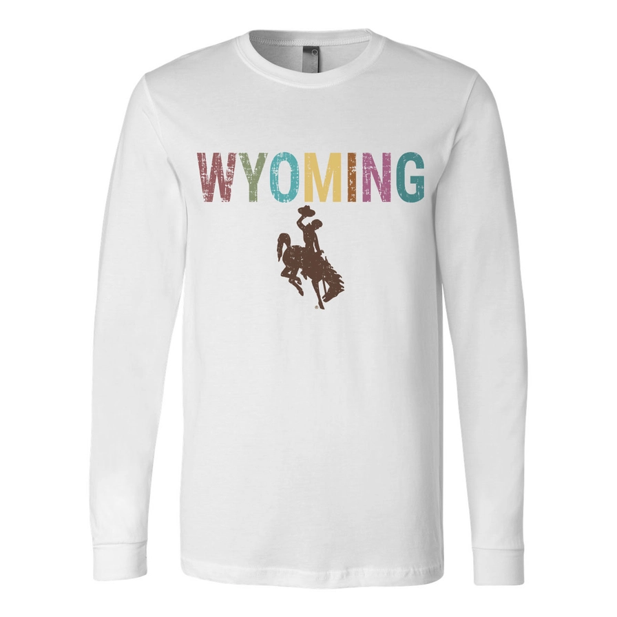 Distressed Wyoming T-Shirt – Vintage-Inspired Rustic Style