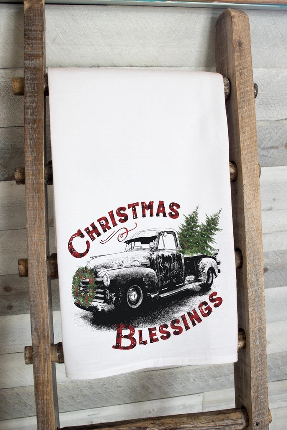 Christmas blessings Tea Towel Religious Towel Christmas Kitchen Decor