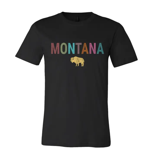 Distressed Montana Graphic T-Shirt – Rustic, Vintage-Inspired Design