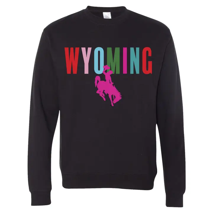 Bright Wyoming Sweatshirt or Hoodie – Cozy Western Pride Apparel