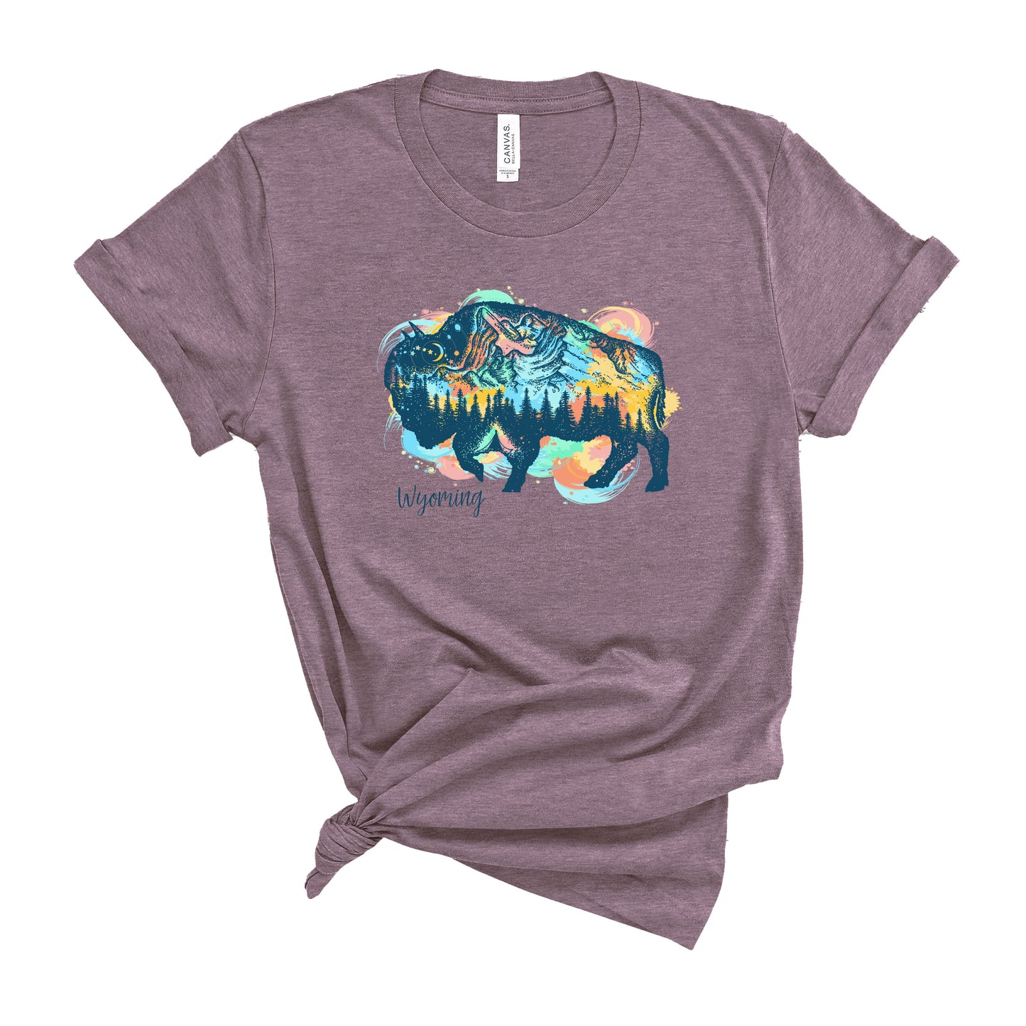 Wyoming Bison Collage T-Shirt