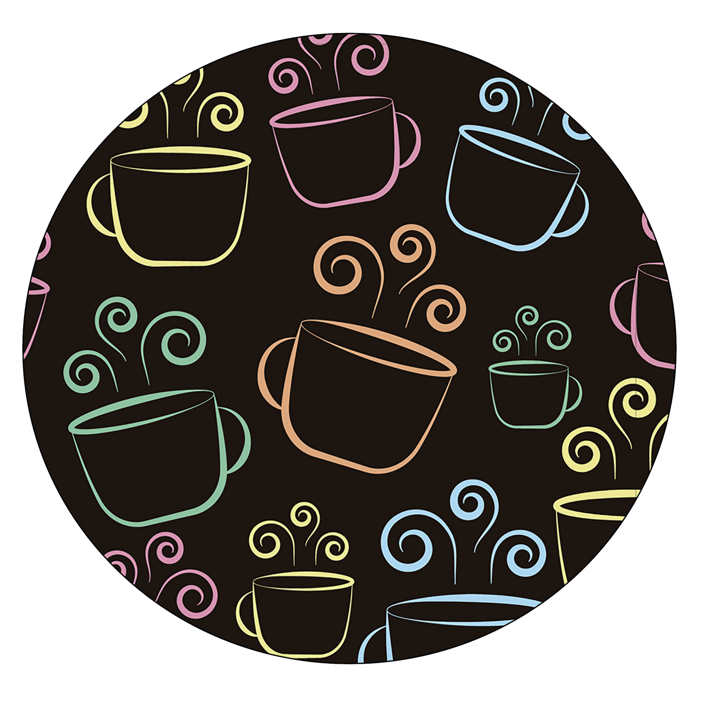 Coffee Cup Toss Coffee Maker Mat