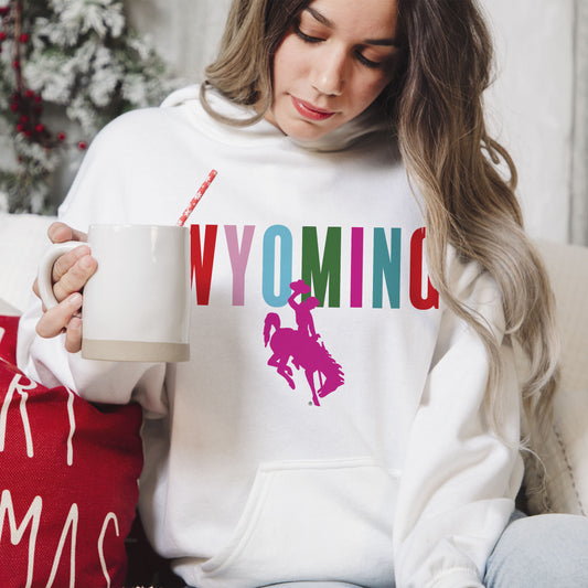Bright Wyoming Sweatshirt or Hoodie