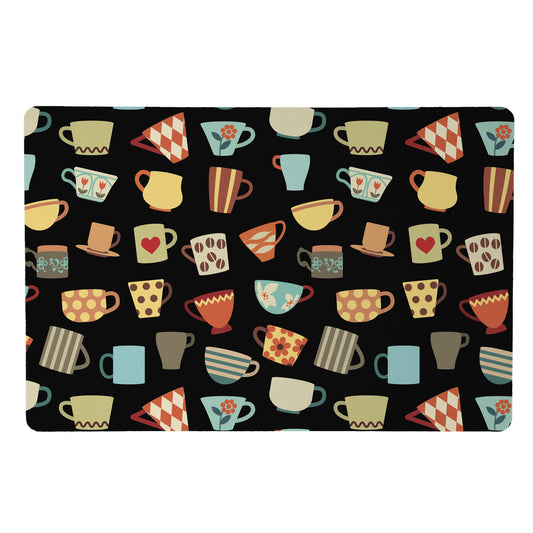 Fun Mug Toss Coffee Maker Mat