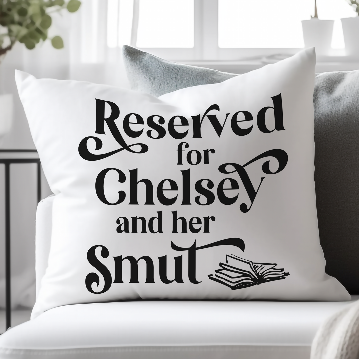 Personalized Pillow for Book Readers - Perfect Gift for Book Lovers!