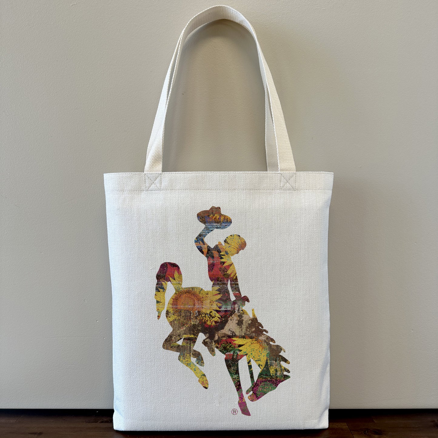 Sunflower Bucking Horse Tote