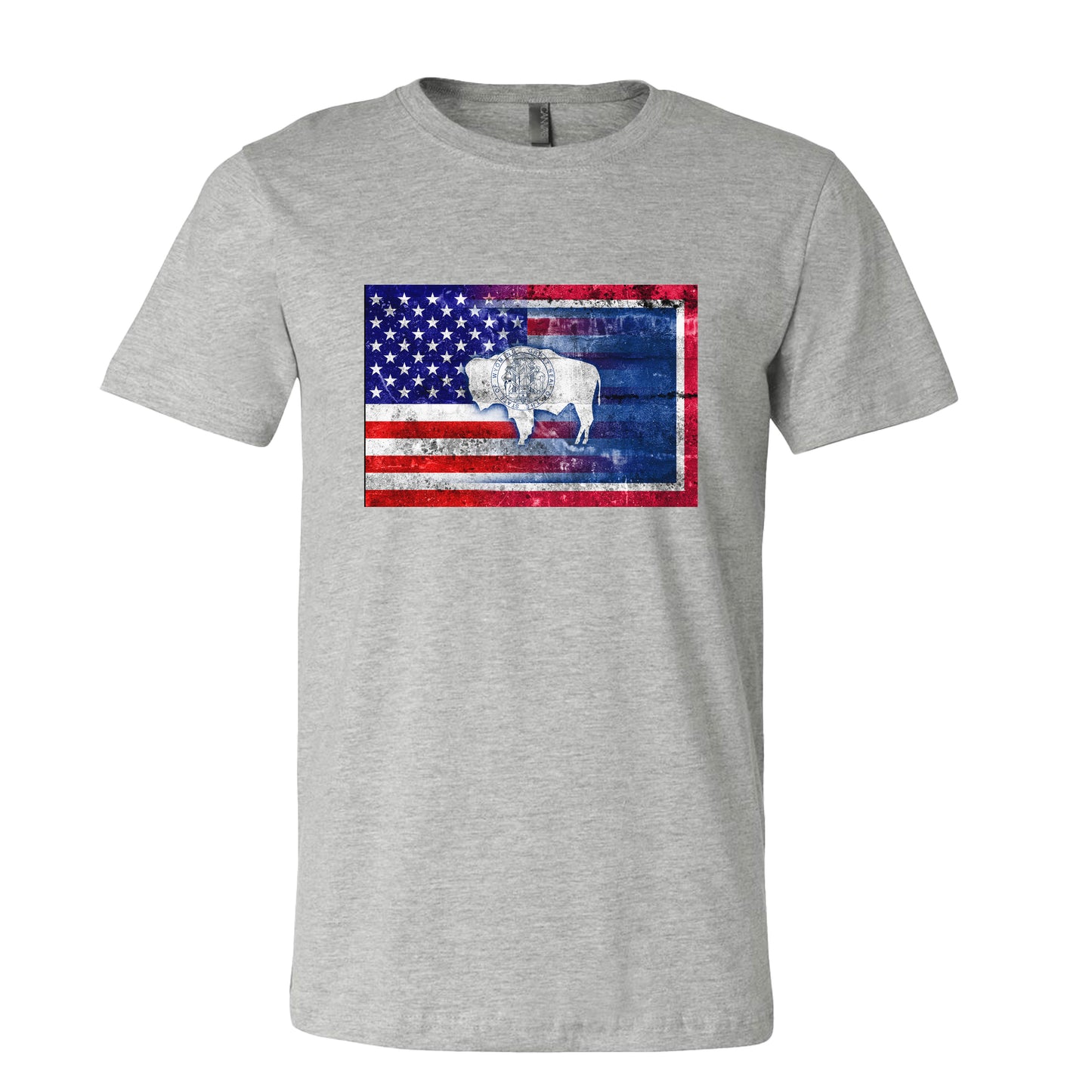 USA Wyoming Flag Unisex T-Shirt