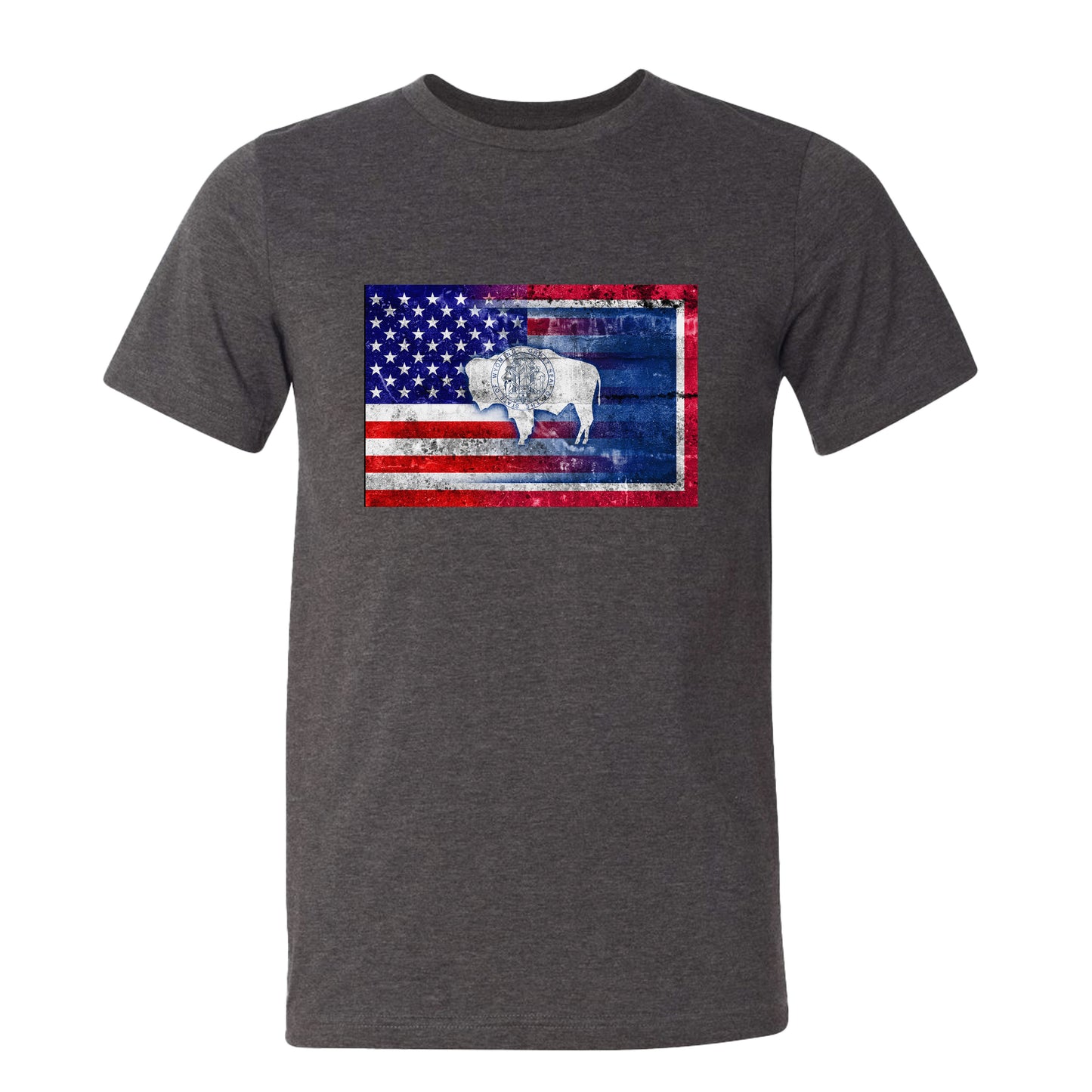 USA Wyoming Flag Unisex T-Shirt