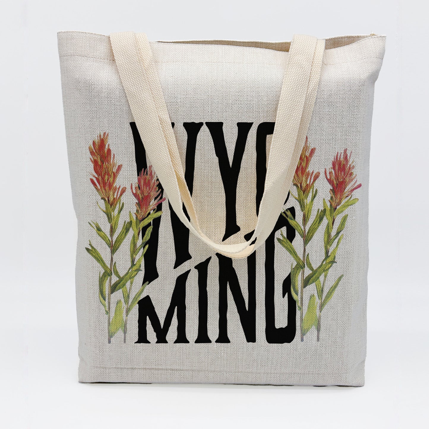 Wyoming Indian Paintbrush Tote Bag