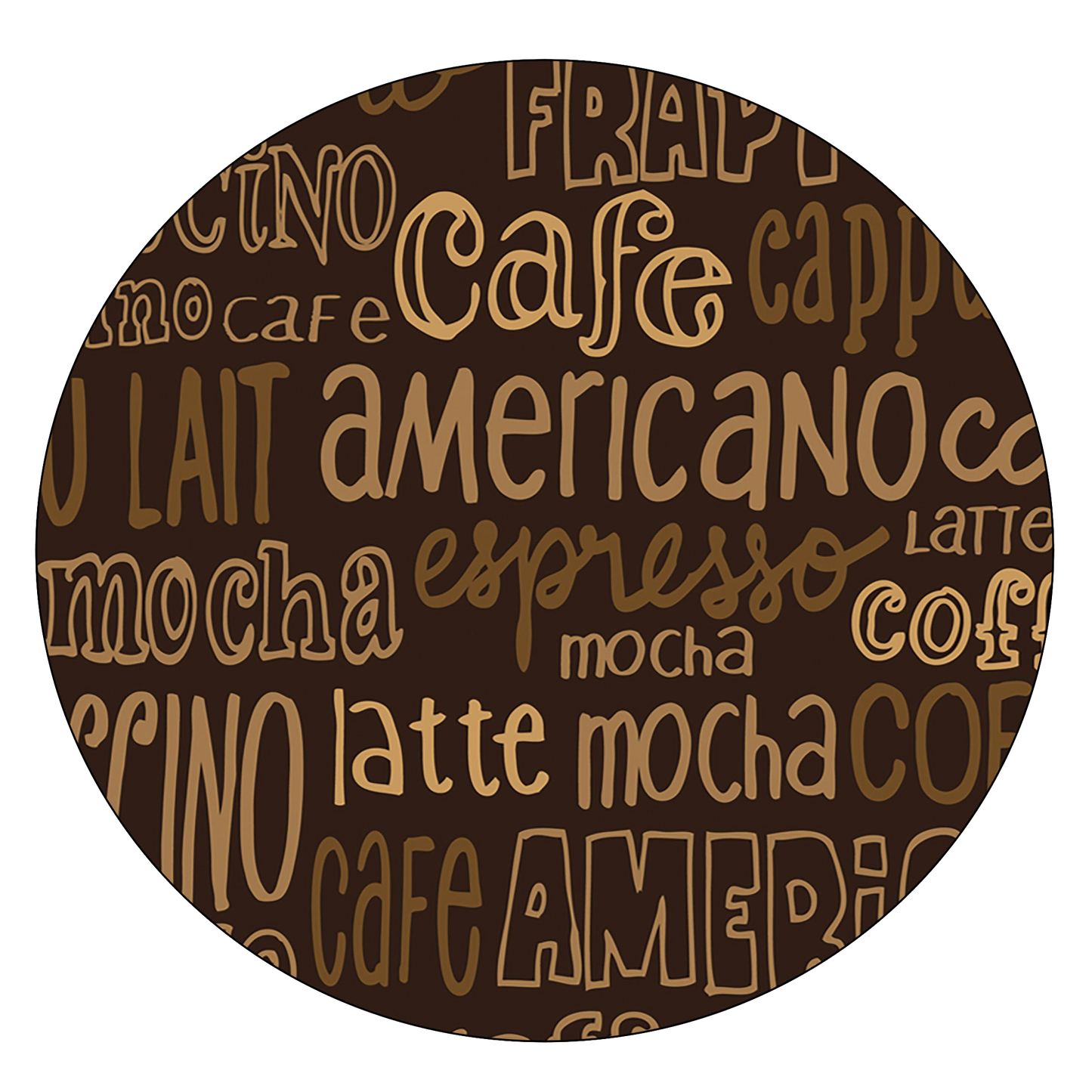 Americano Cafe Coffee Maker Mat