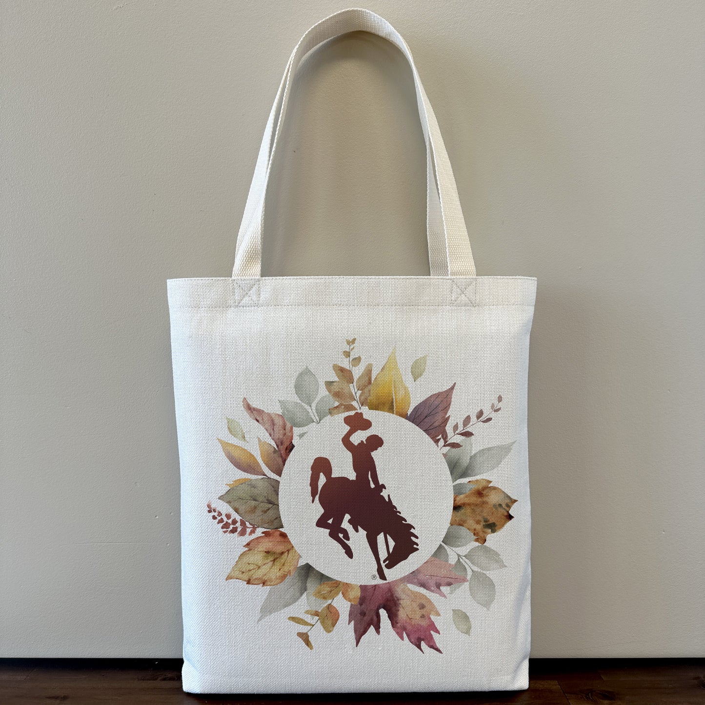 Autumn Leaves Bucking Horse Tote
