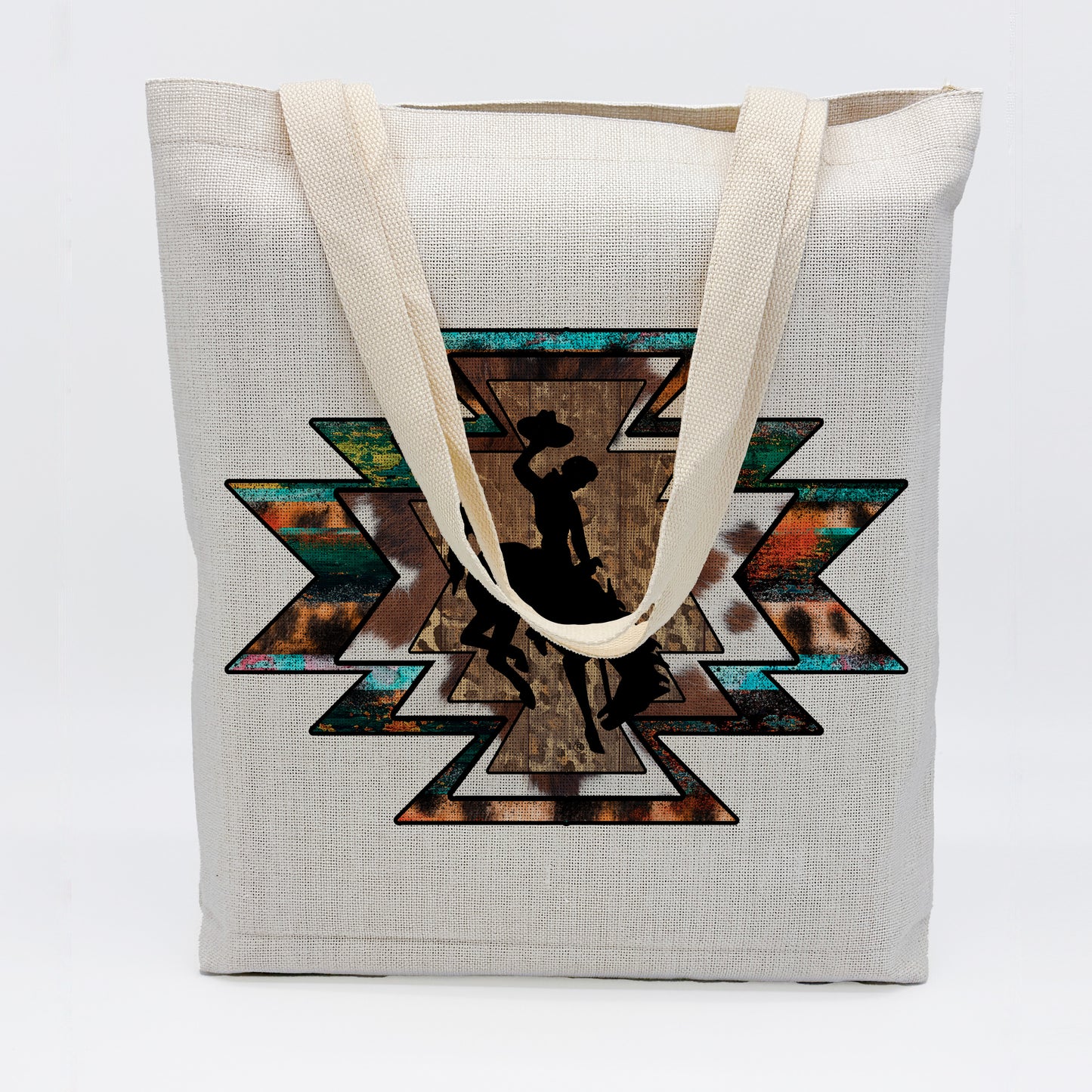 Aztec Bucking Horse Tote