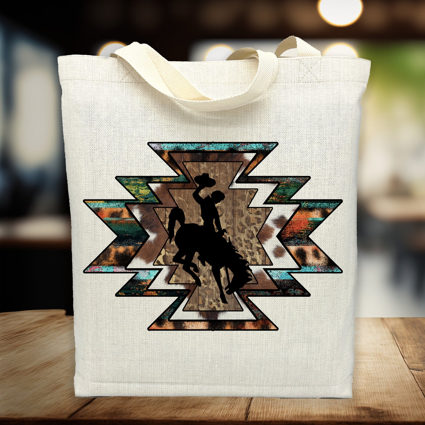 Aztec Bucking Horse Tote