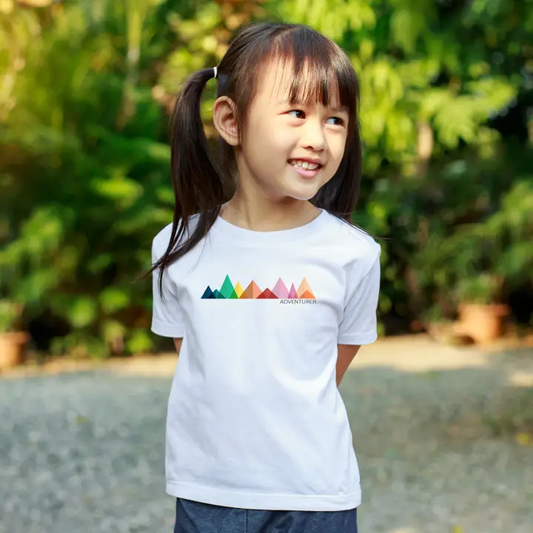 Colorful Mountain Graphic Youth Baby T-Shirt – Customizable with Free Name Drop