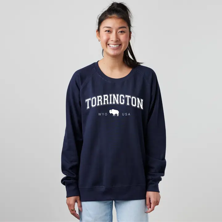 Custom Wyoming Collegiate Style Tunic Crewneck – Personalized Comfort & Style