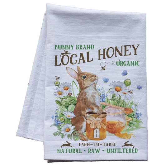 Local Honey Tea Towel washable Highly Absorbent Kitchen Towel Multi Use Kichen Towel