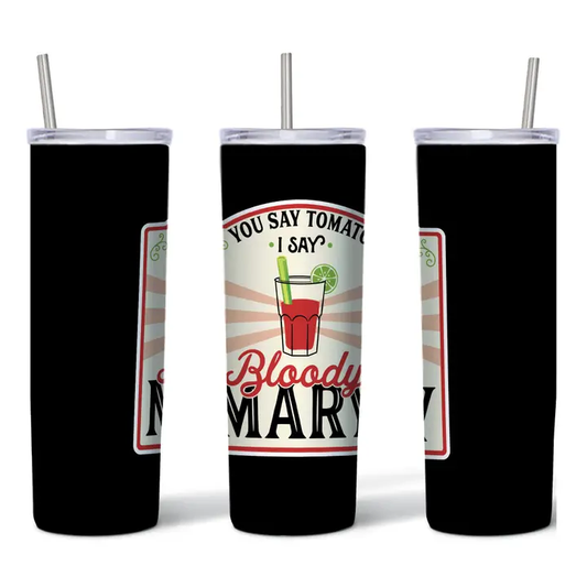 Bloody Mary 20oz Skinny Tumbler – Stylish & Durable Drinkware