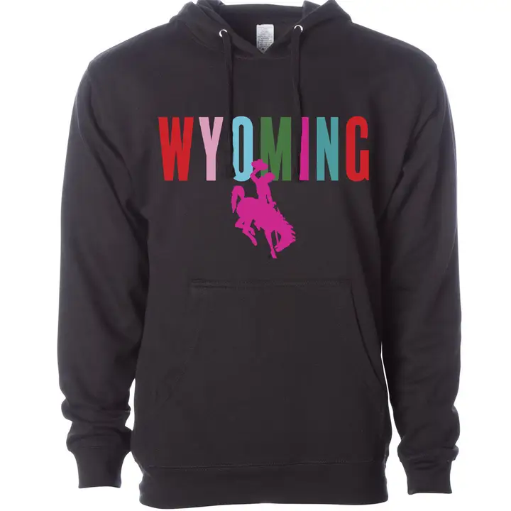 Bright Wyoming Sweatshirt or Hoodie – Cozy Western Pride Apparel