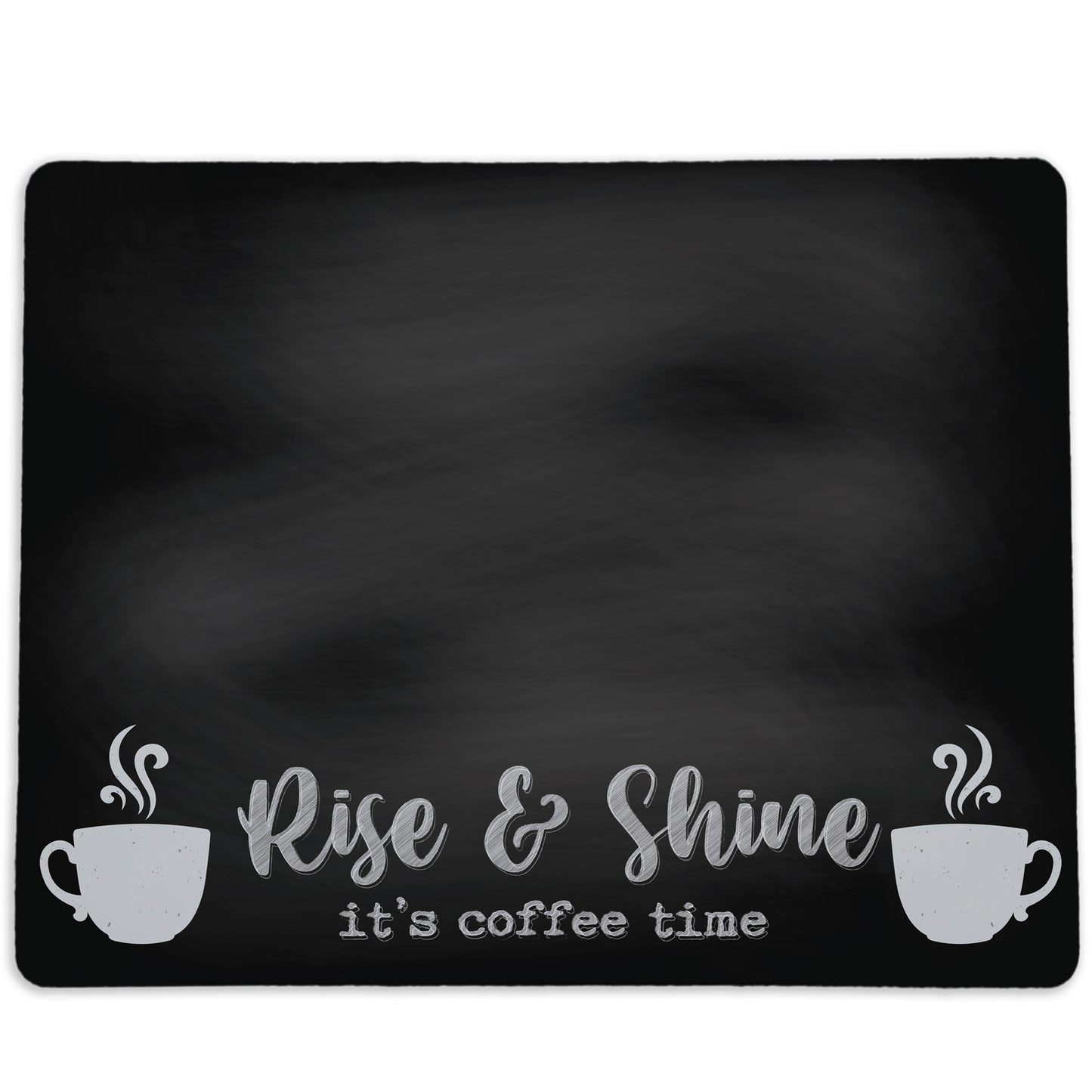 Rise and Shine It's Coffee Time Coffee Mat