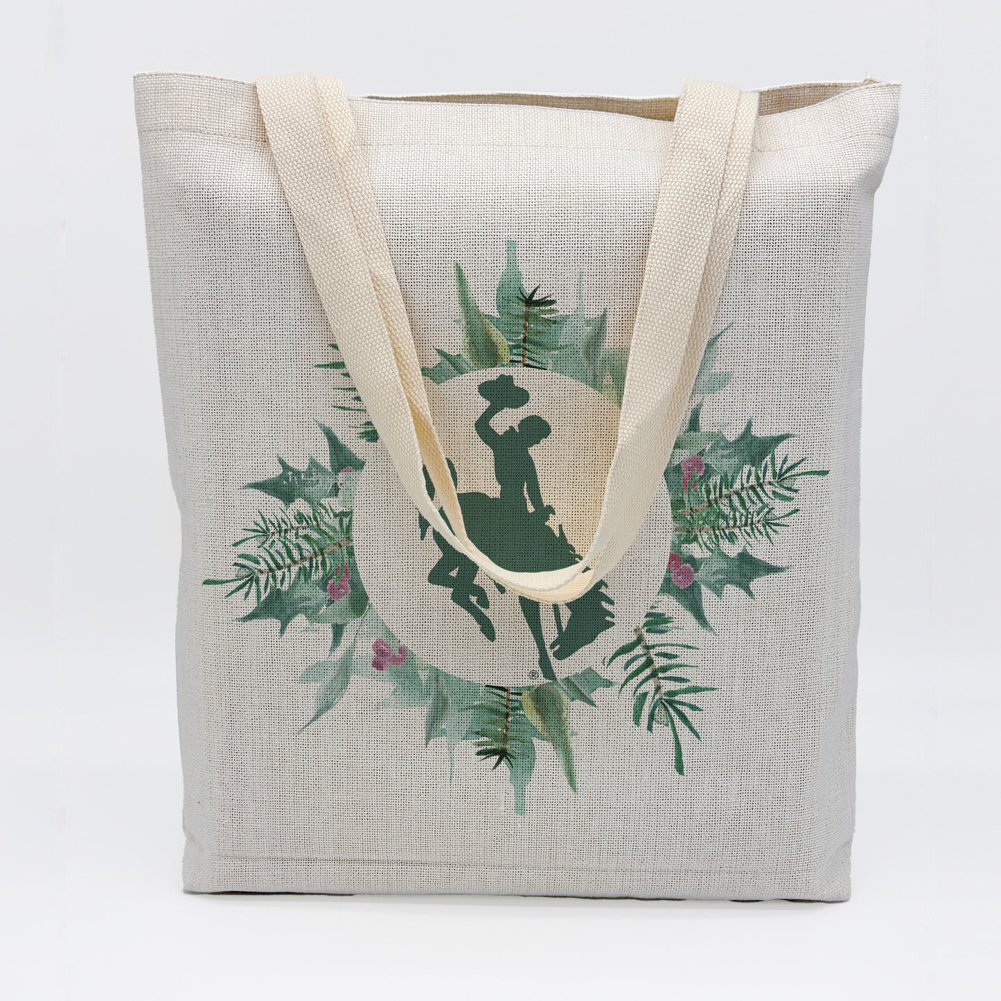 Sugar Plum Winter Bucking Horse Tote