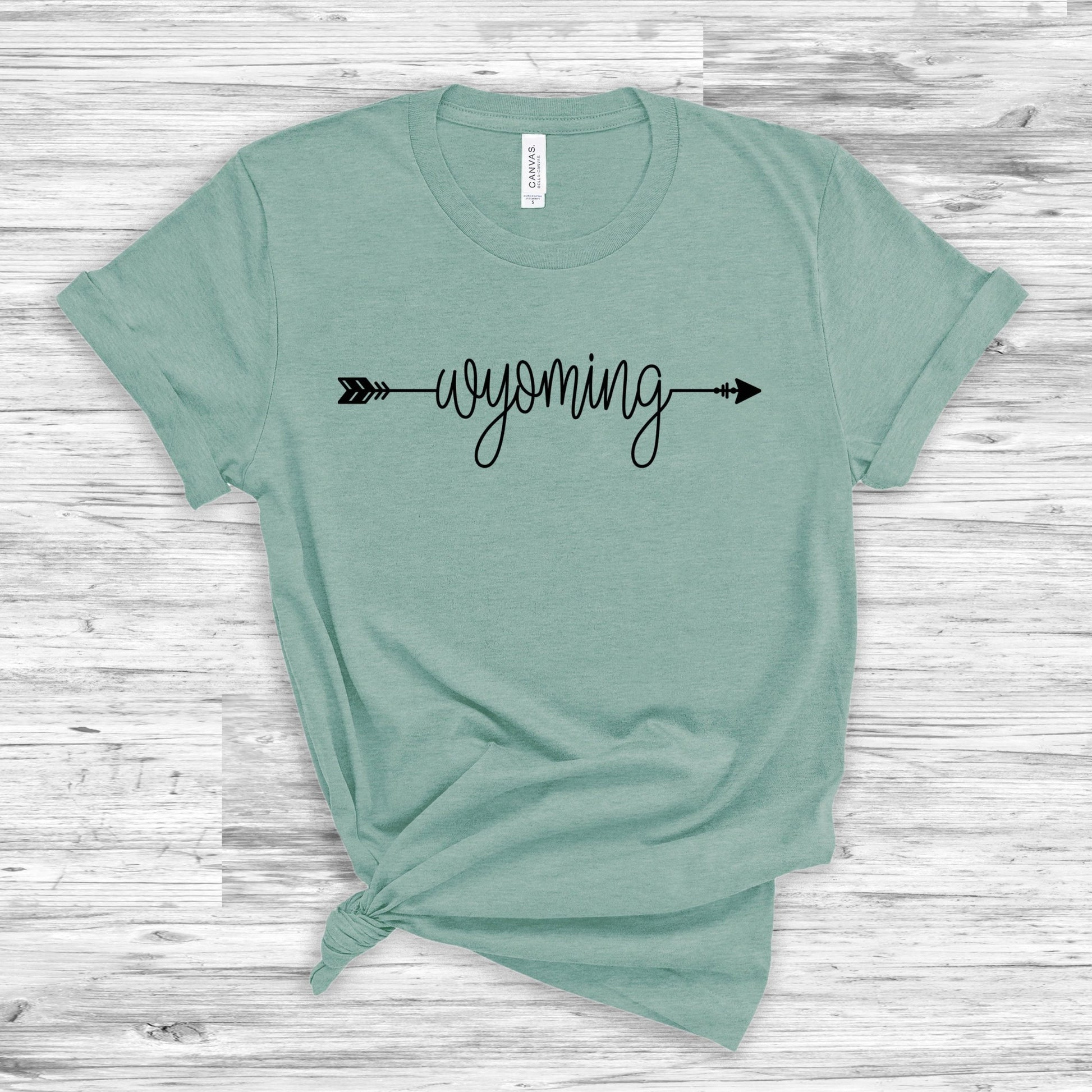 Wyoming Arrows T-shirt heather dusty blue
