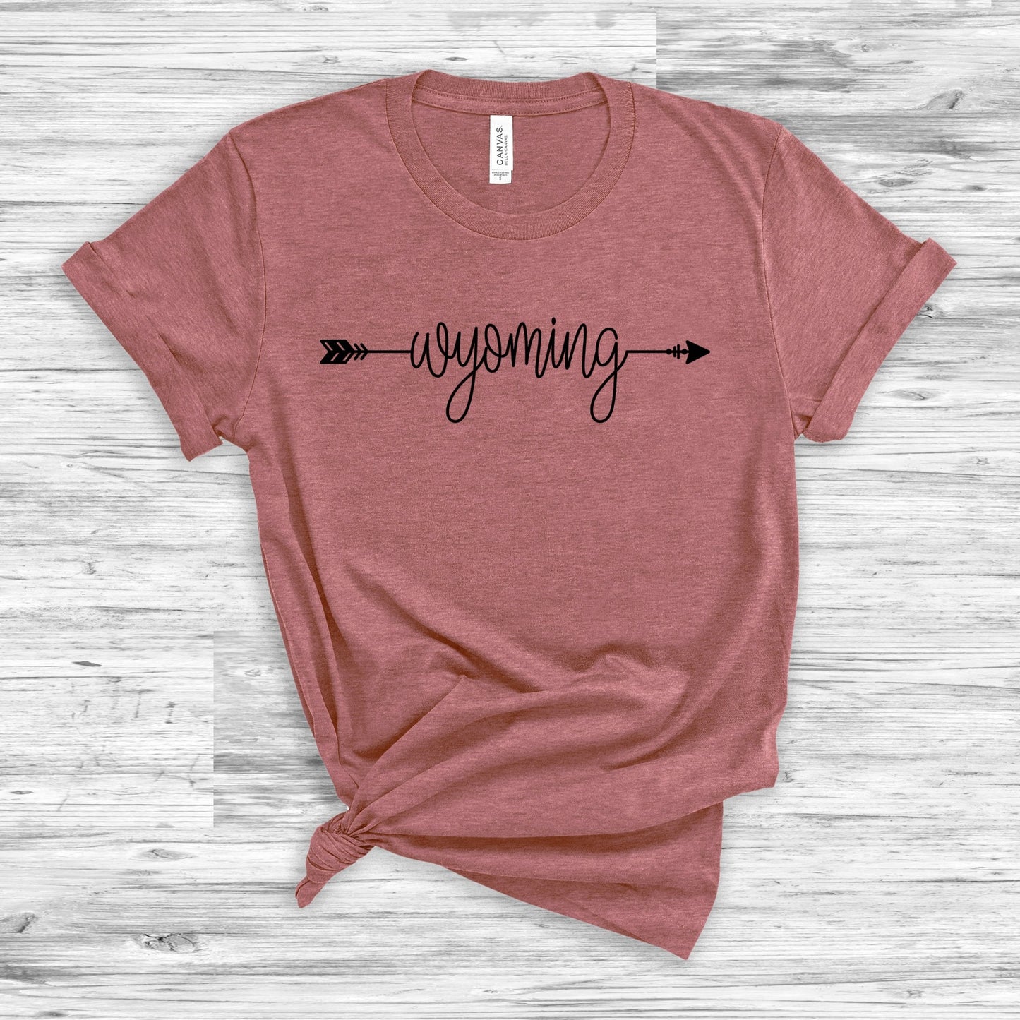 Wyoming Arrows T-shirt heather mauve