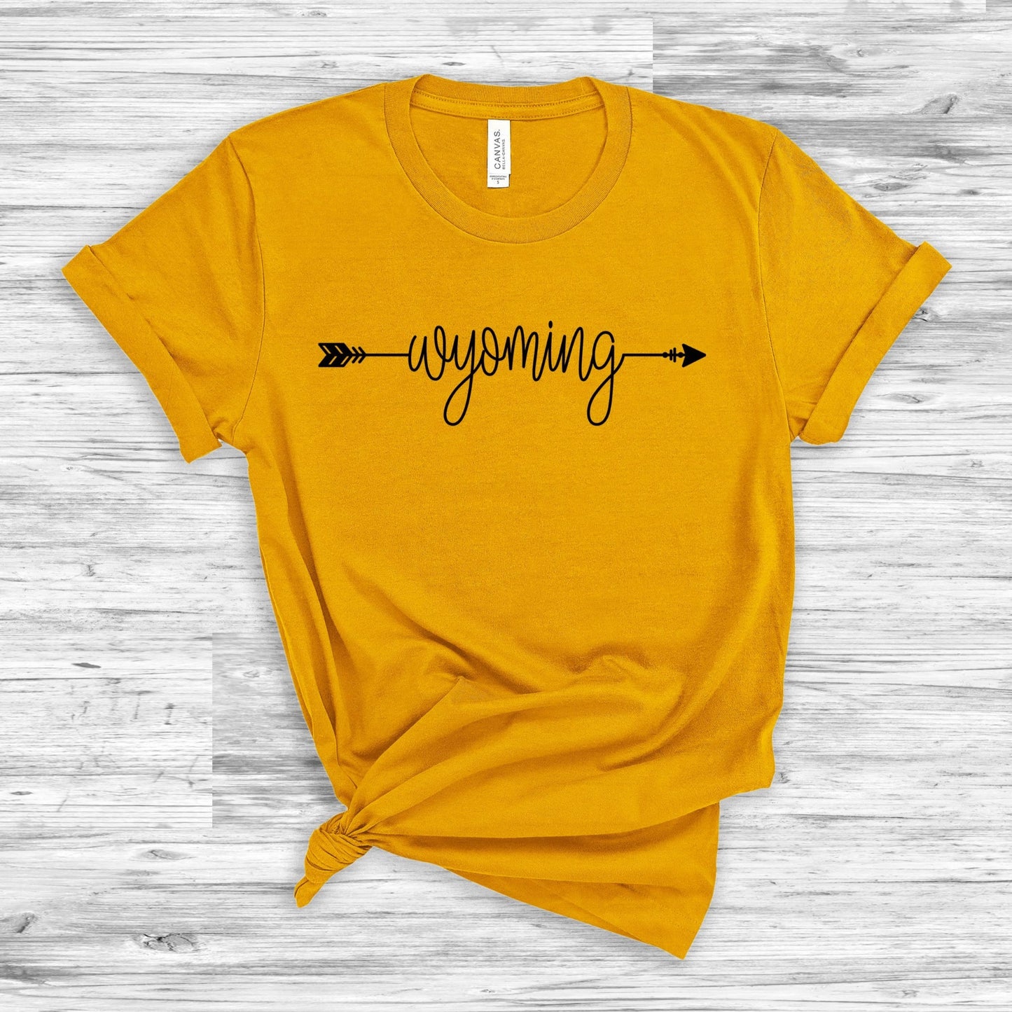 Wyoming Arrows T-shirt heather mustard