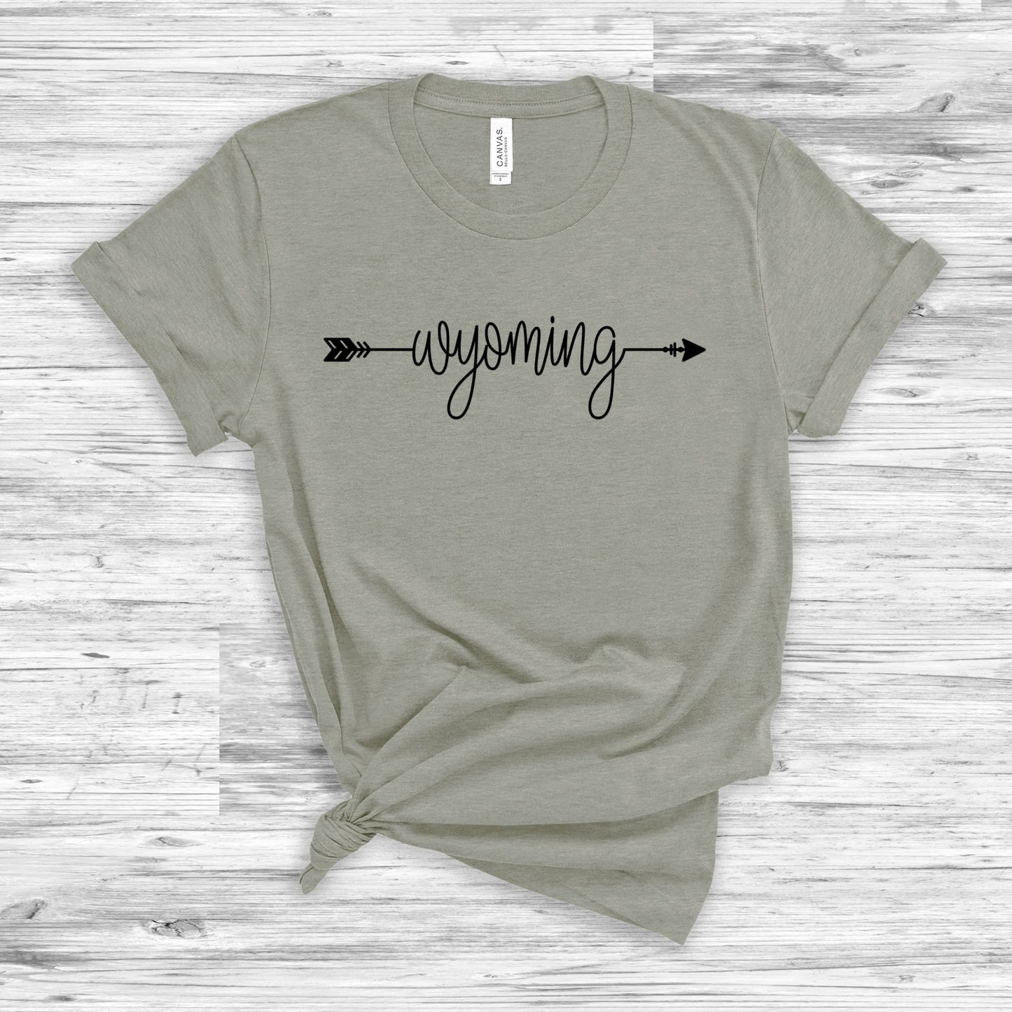 Wyoming Arrows T-shirt heather stone