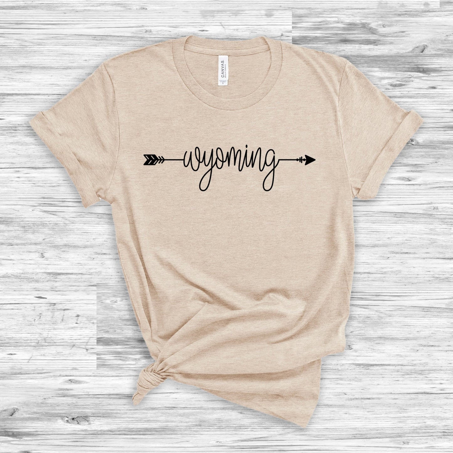 Wyoming Arrows T-shirt heather tan