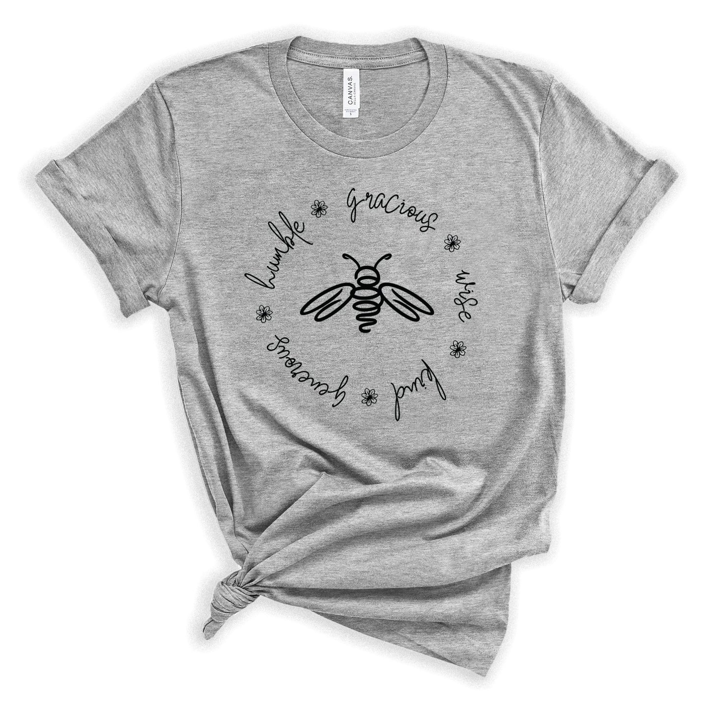 Bee humble T-Shirt athletic grey