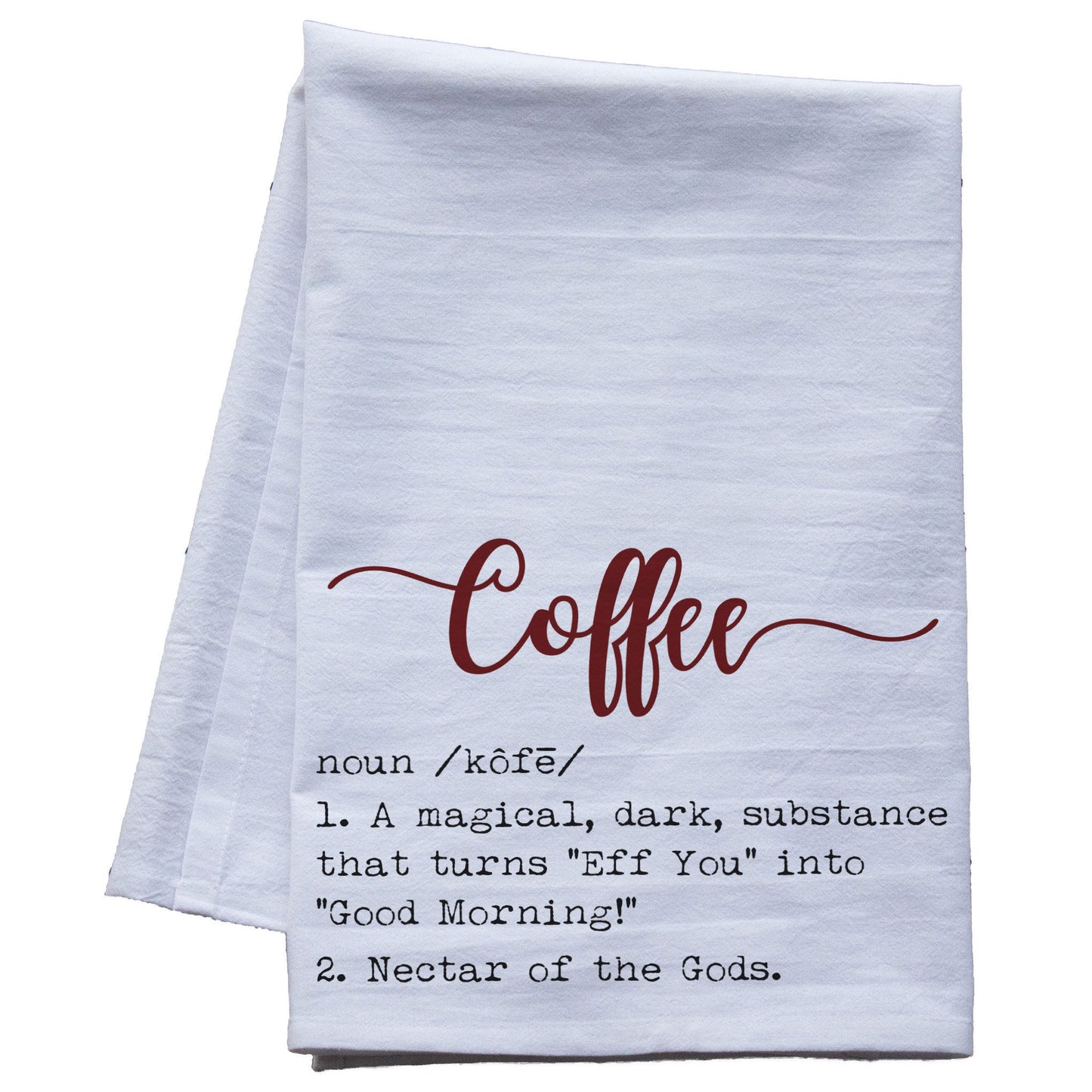 Coffee Definition Tea Towel