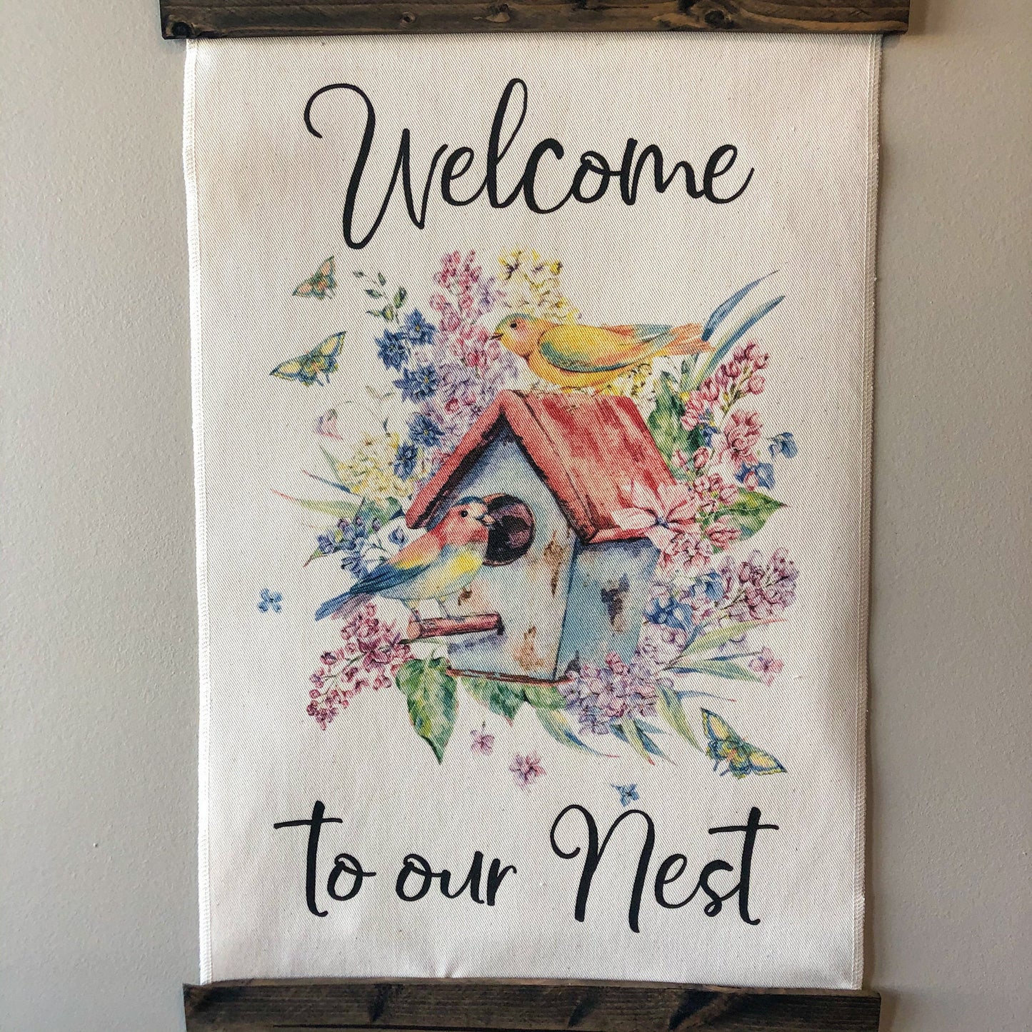 Welcome to Our Nest Canvas Wall Art