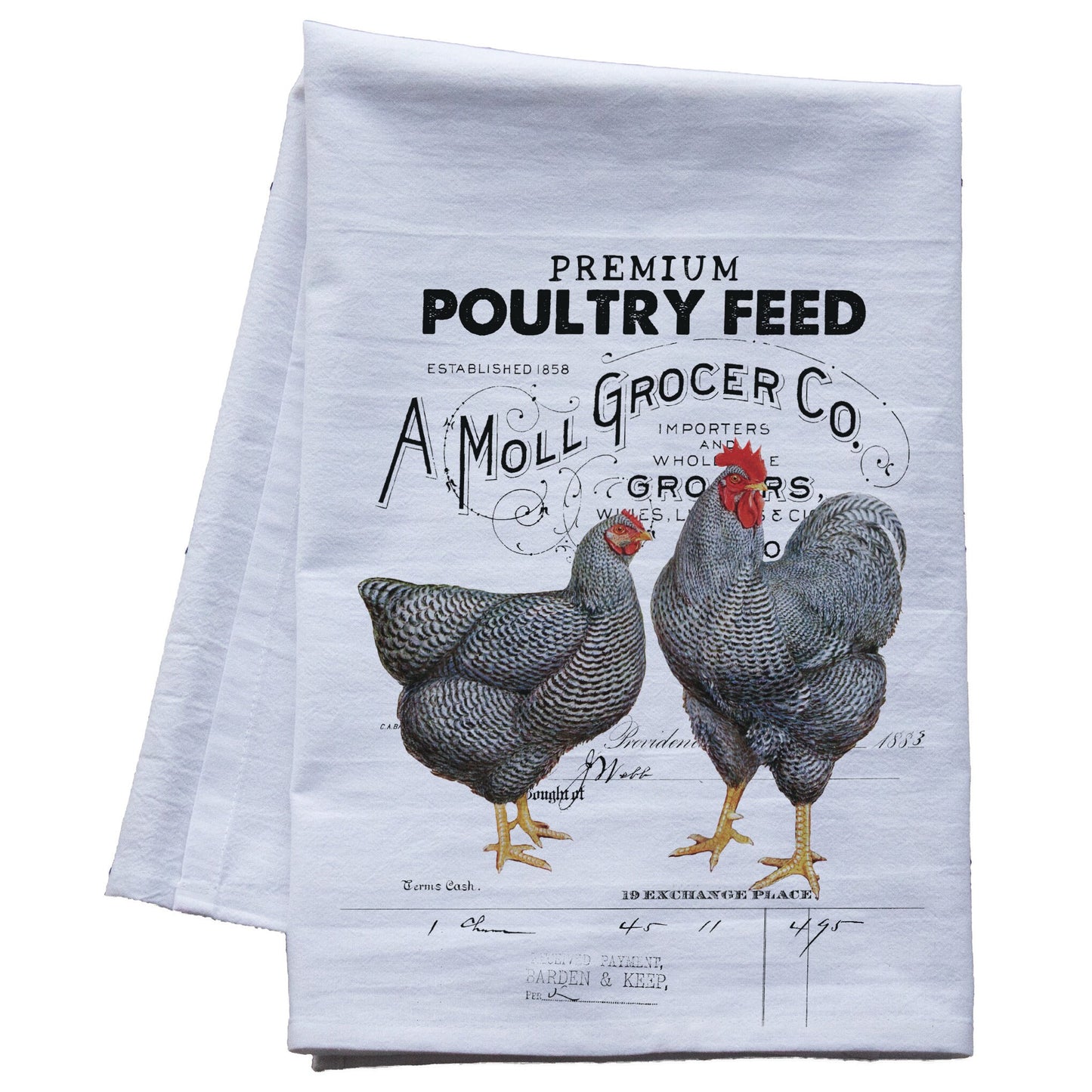 Poultry Feed Chicken Tea Towel
