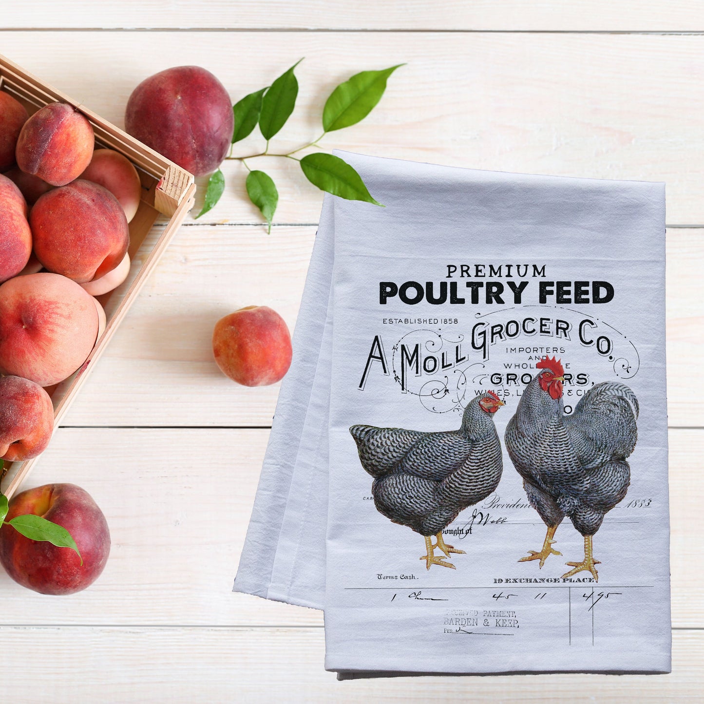 Poultry Feed Chicken Tea Towel