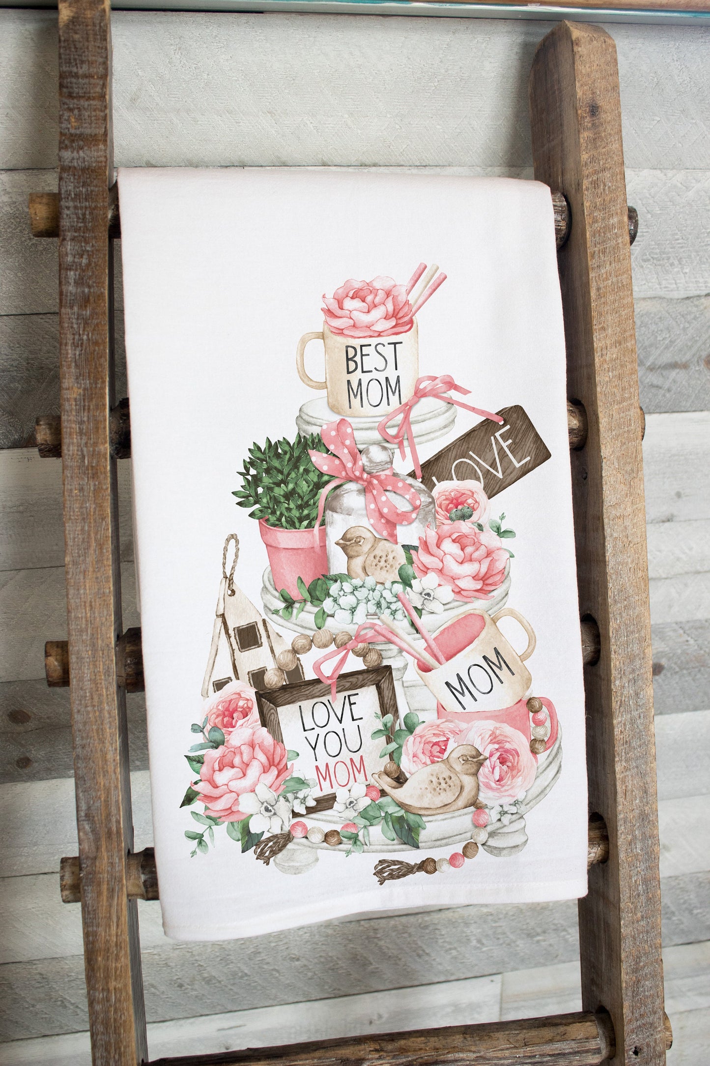 Mom Tier Tray Tea Towel