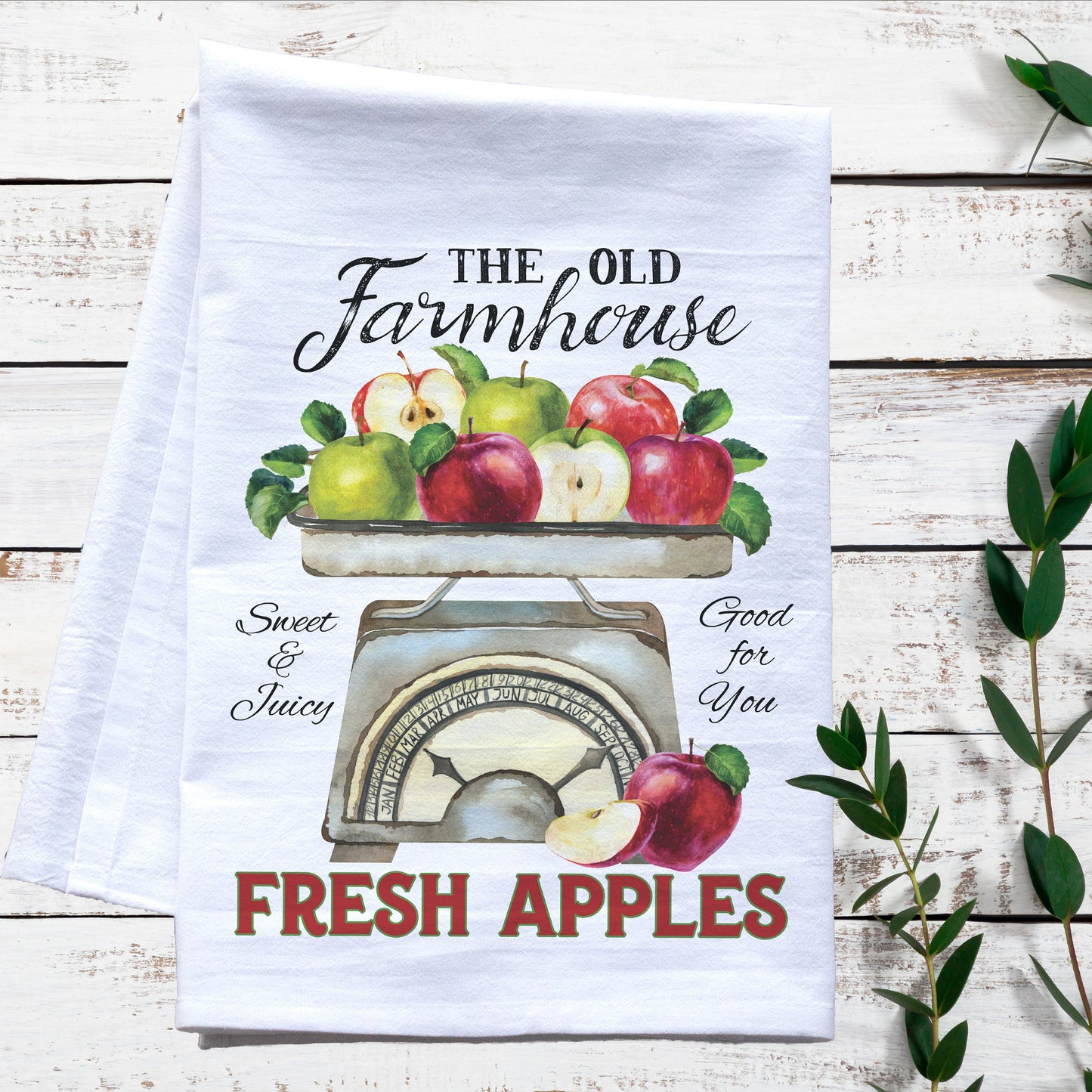 Fresh Apples Tea Towel