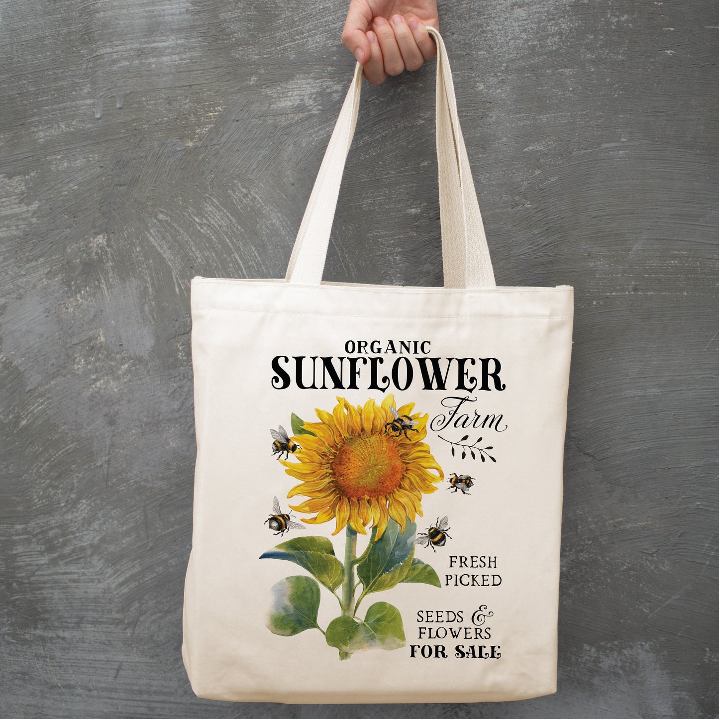 Sunflower Farm Tote Bag