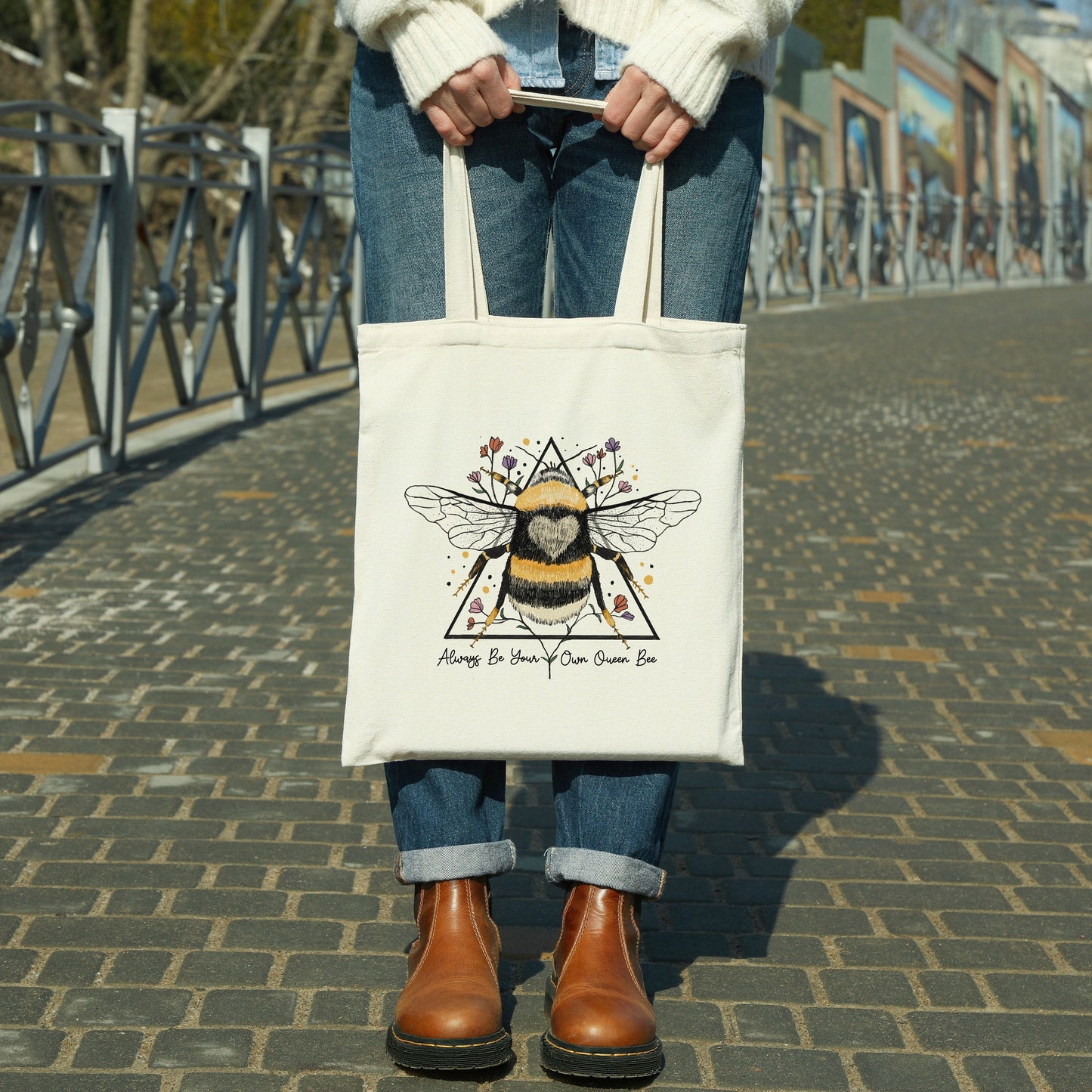 Be Your Own Queen Bee Tote Bag