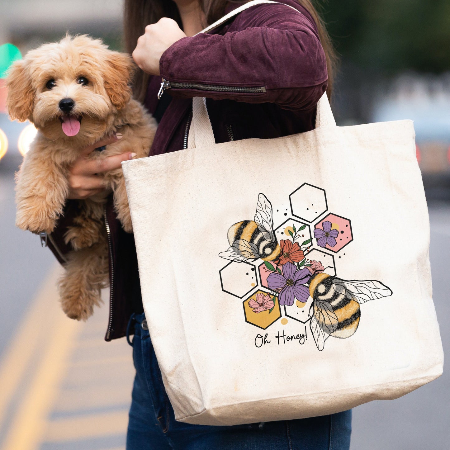 Oh Honey Bees Tote Bag