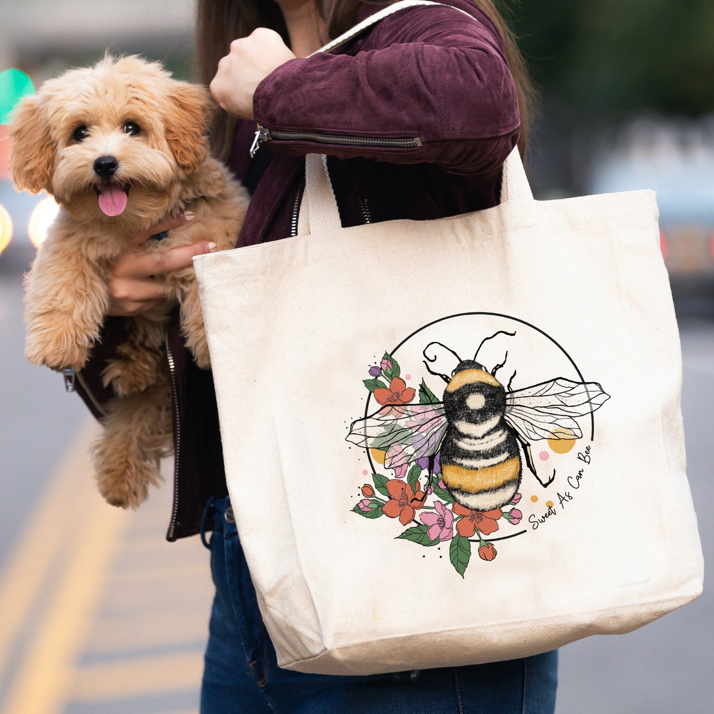 Sweet As Can Bee Tote Bag