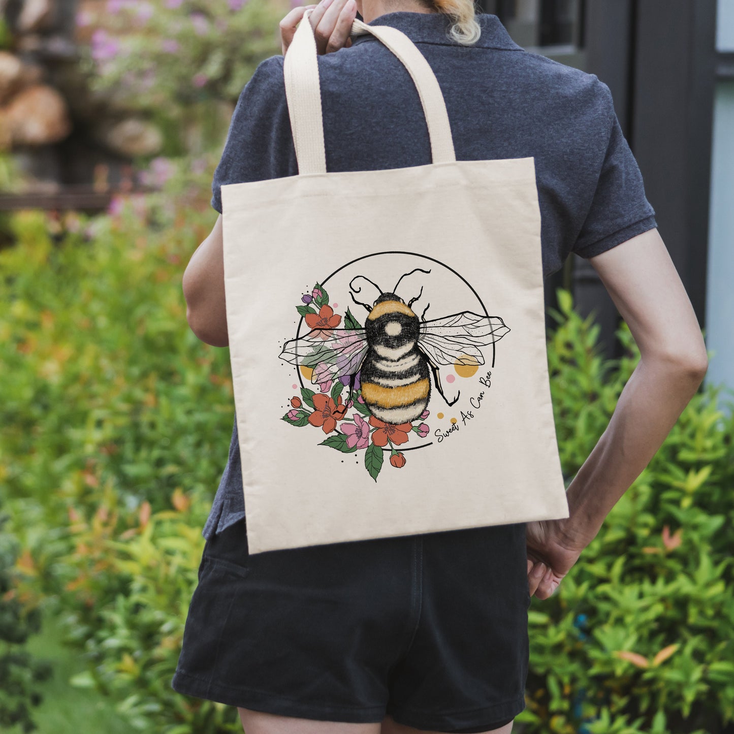 Sweet As Can Bee Tote Bag